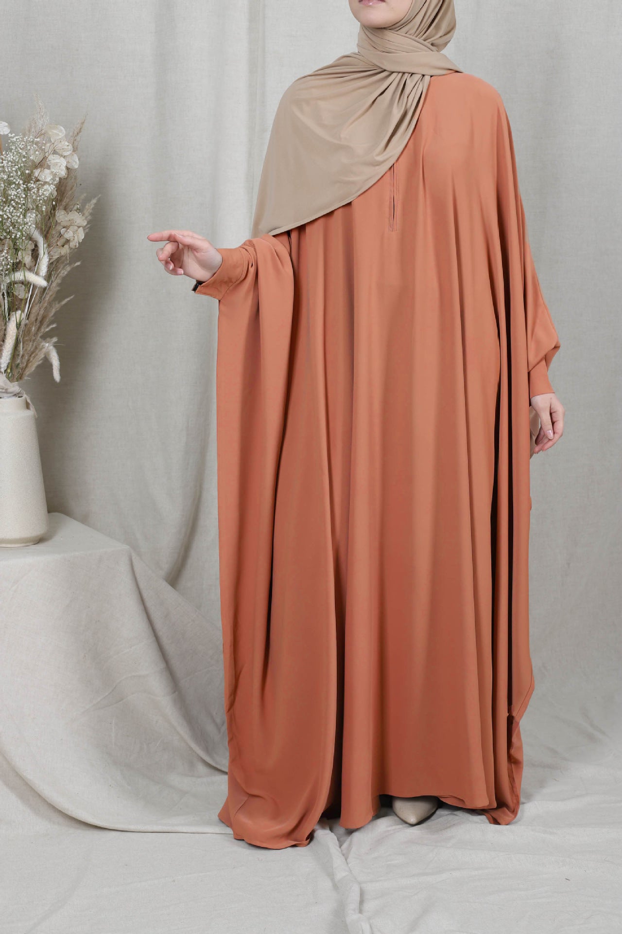 Premium Abaya Muslim Niqab Dress – Modest Prayer Dress for Women