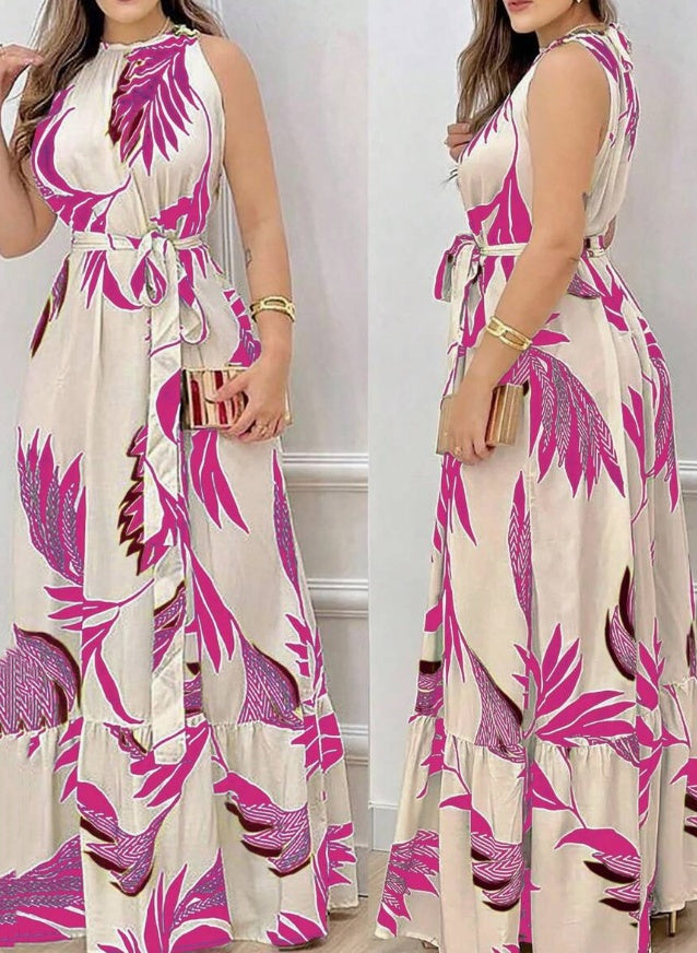 Elegant Sleeveless Maxi Dress for Women | Summer Lightweight Casual Long Dress 2026